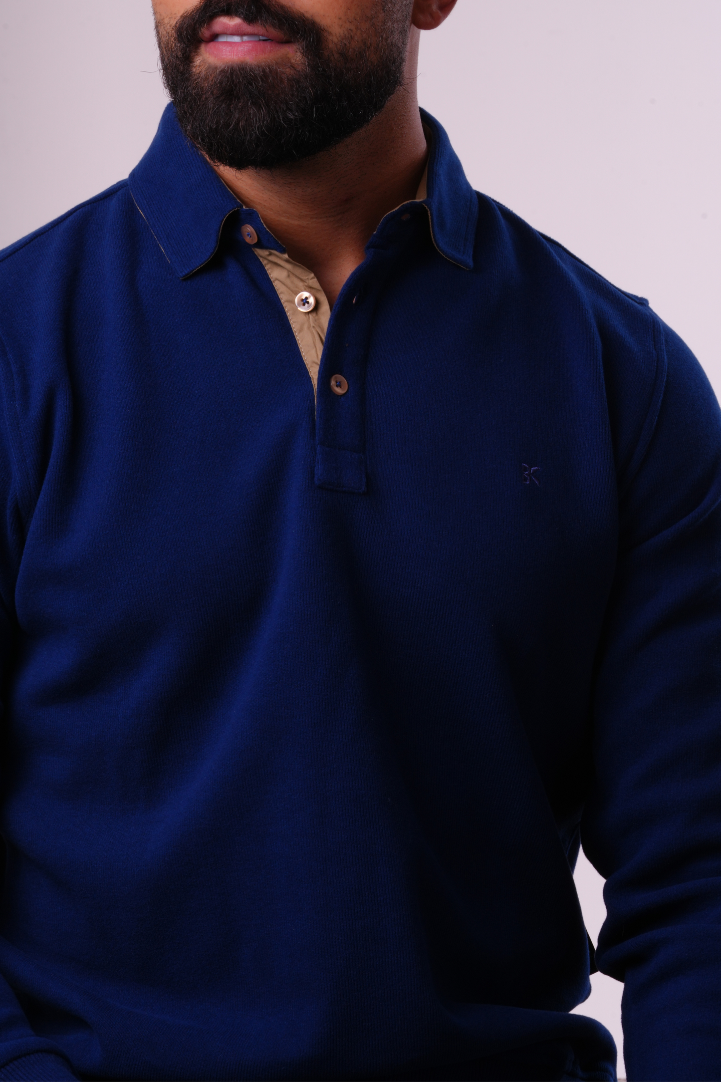 Signature Knit Polo - Navy