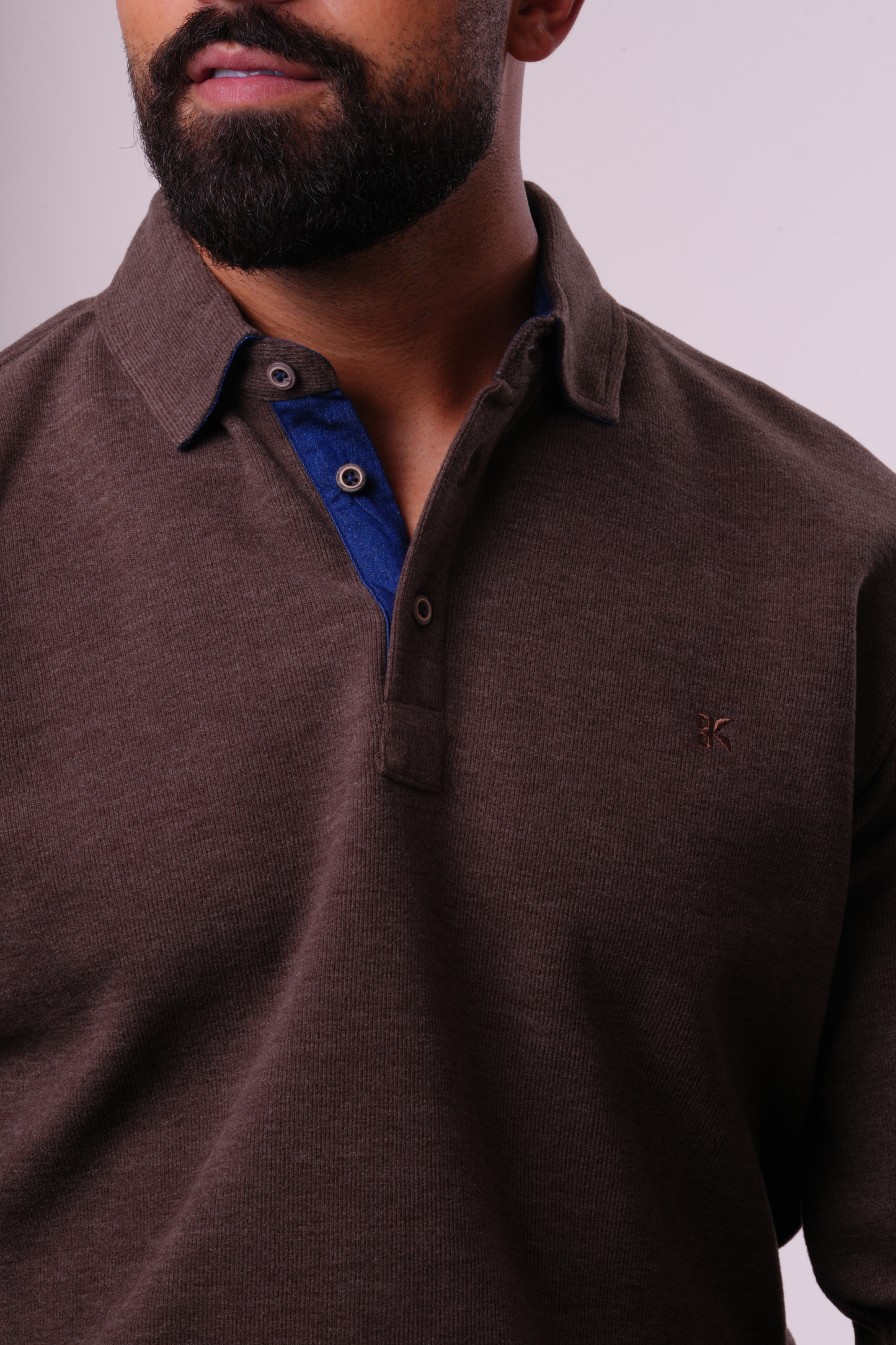 Signature Knit Polo - Cafe
