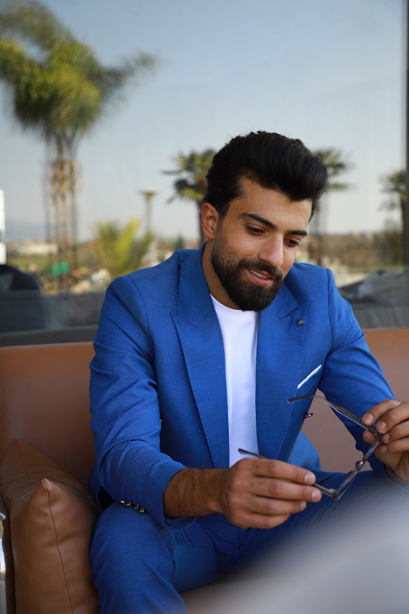 Double Breasted Suit - Indigo