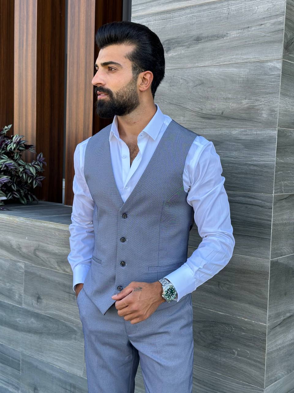 Formal Suit - Steel Blue