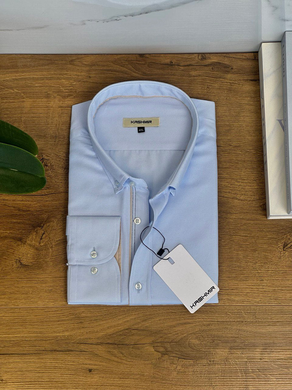 Classic Luxe Shirt - Baby blue
