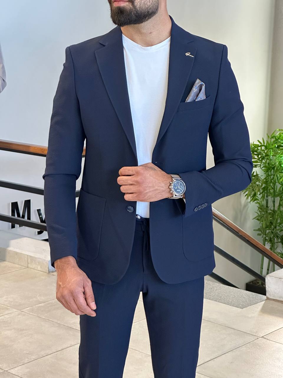 Ceremony Suit - Navy
