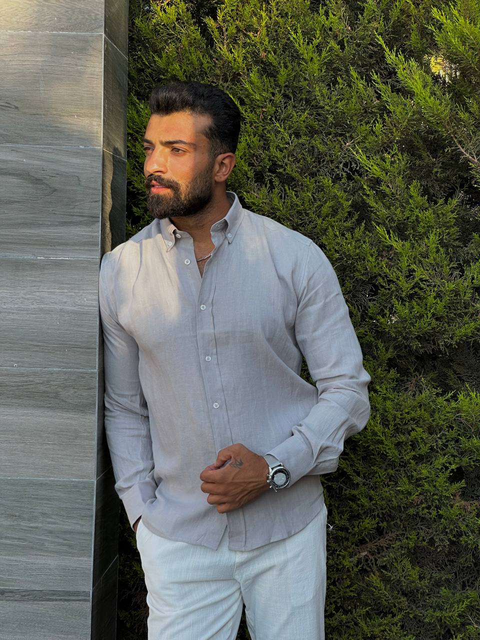 Lenin Shirt - Light Grey