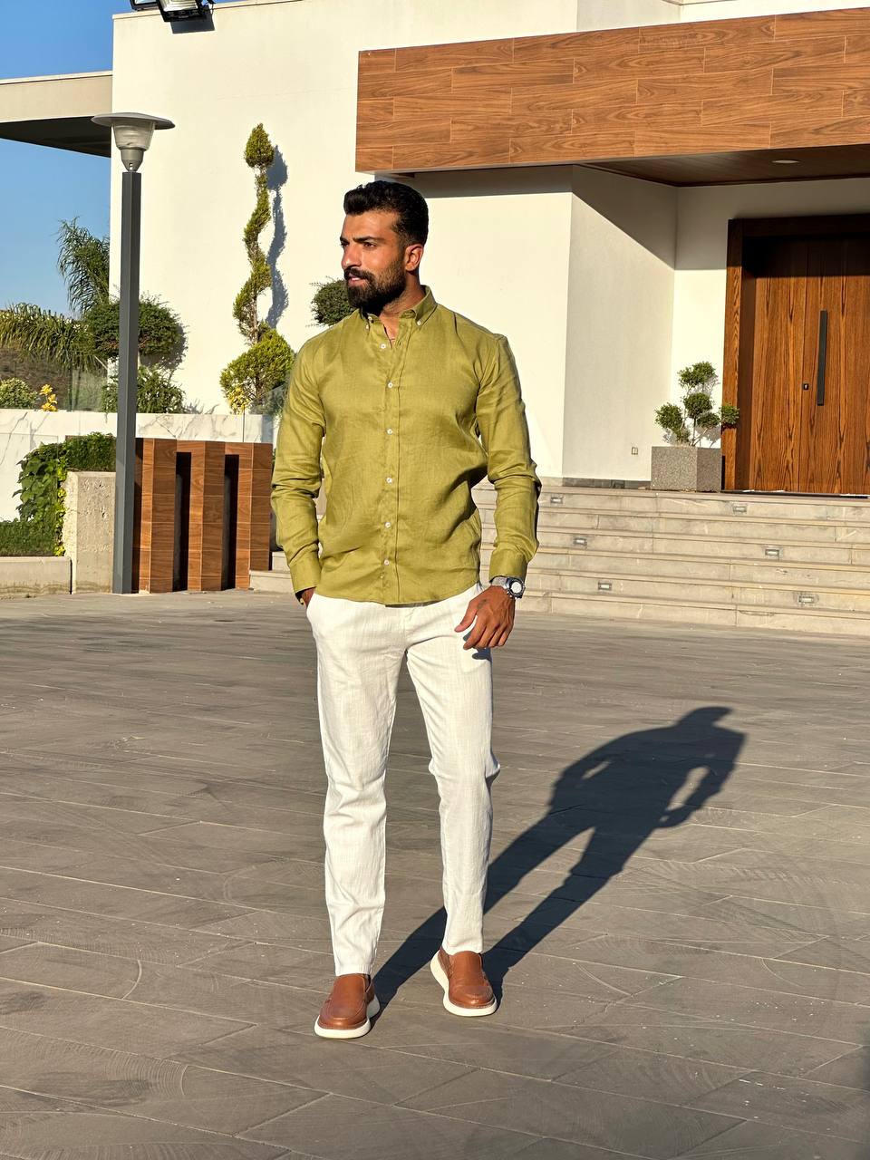 Lenin Shirt - Moss Green