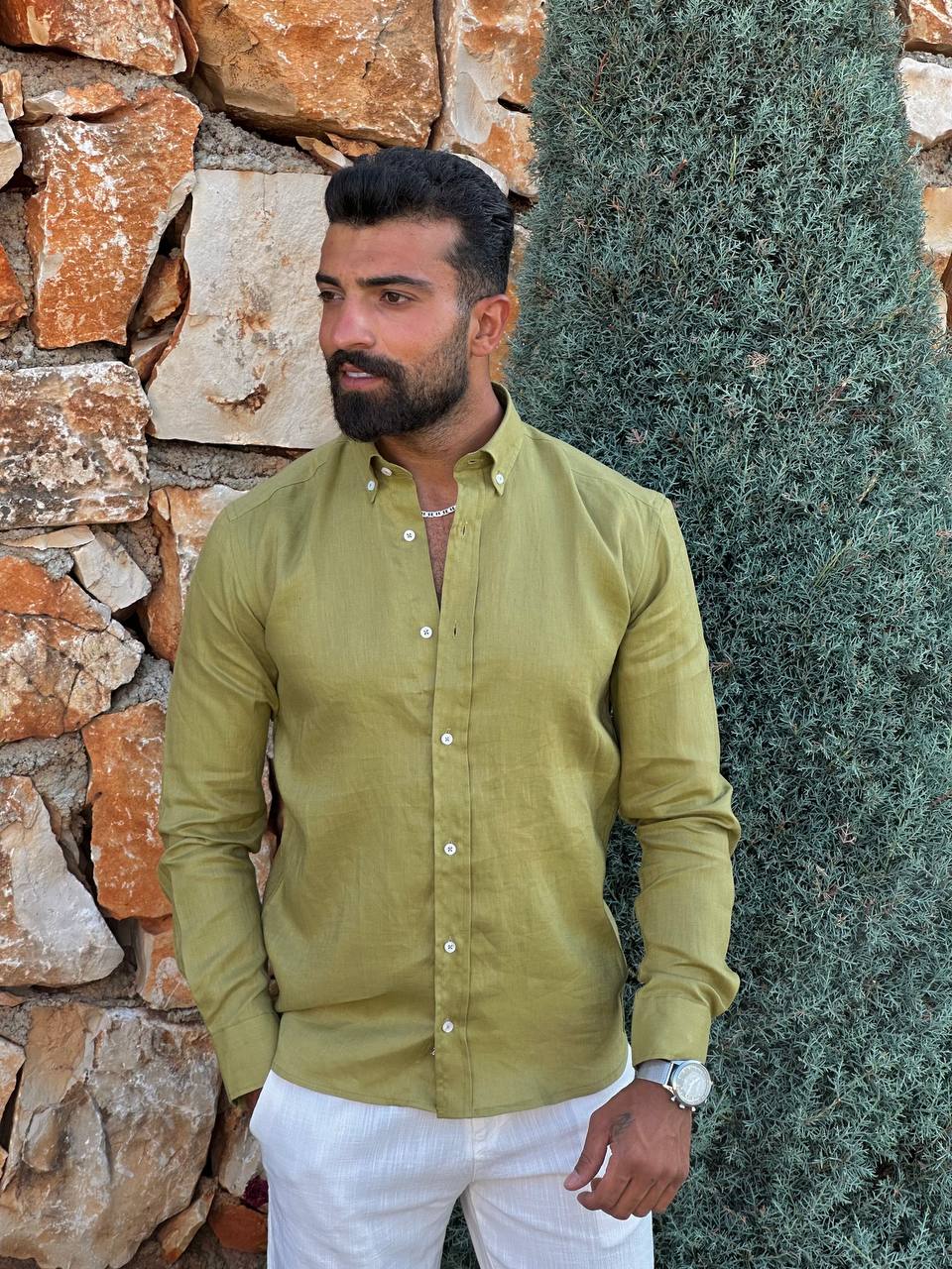 Lenin Shirt - Moss Green