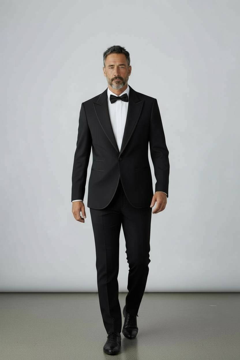 Eternal Ivory Suit - Black