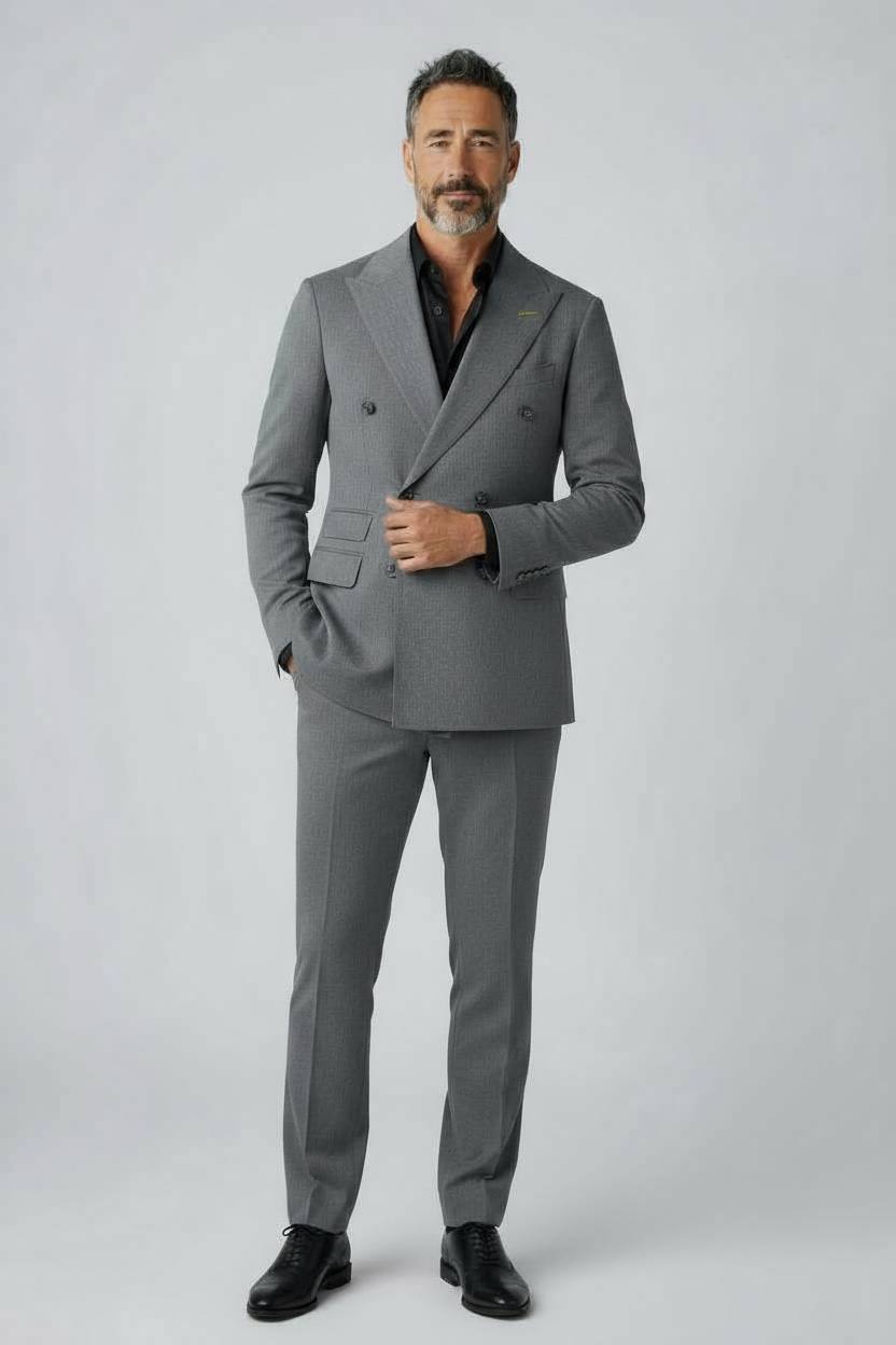 Ivory Suit - Grey