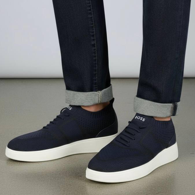 Aero-Knit Flex Sneakers – Navy