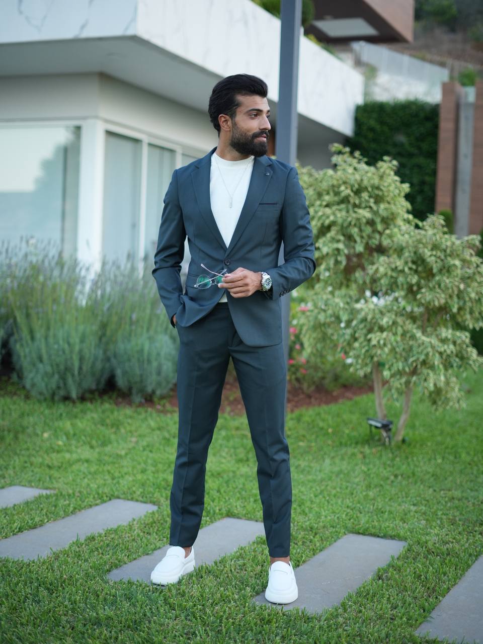 Formal Suit - Dark Olive