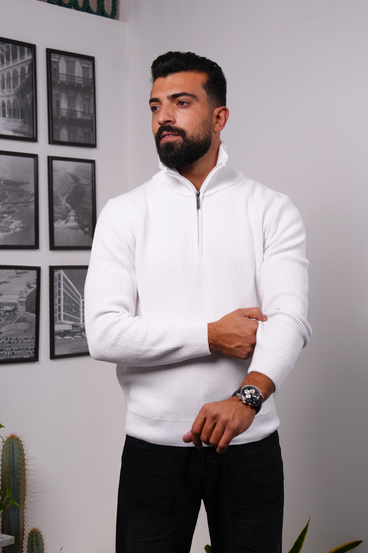 Cozy Sweater - White