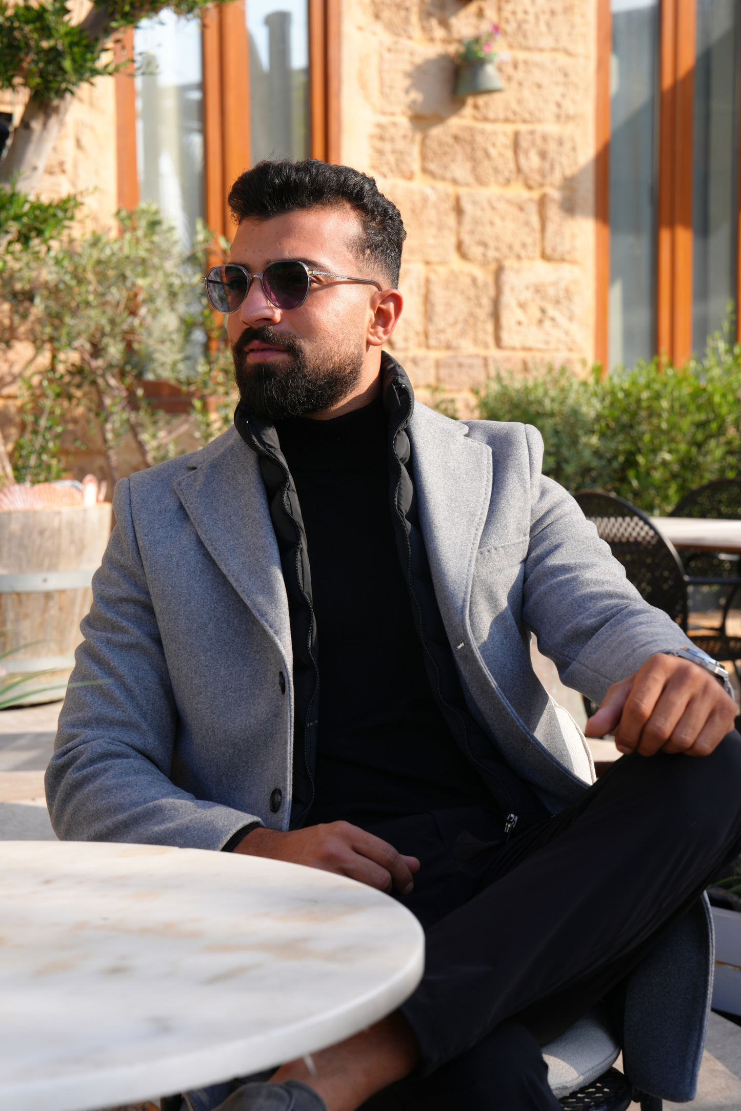 Regal Crest Coat - Grey