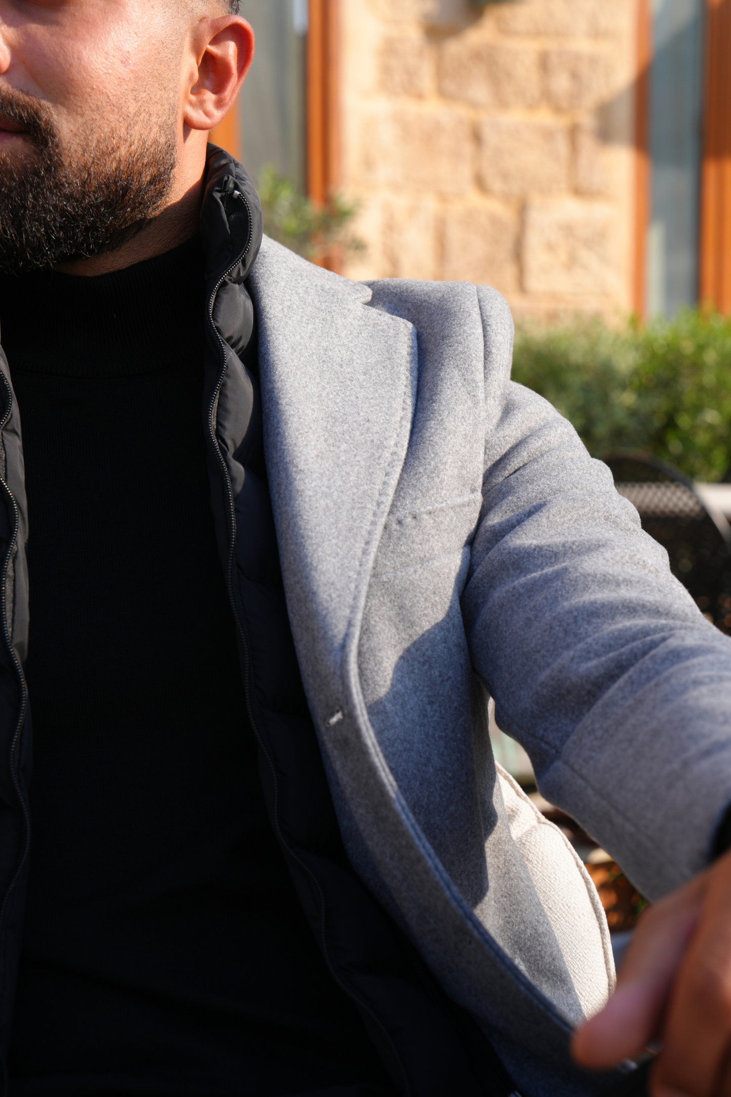 Regal Crest Coat - Grey