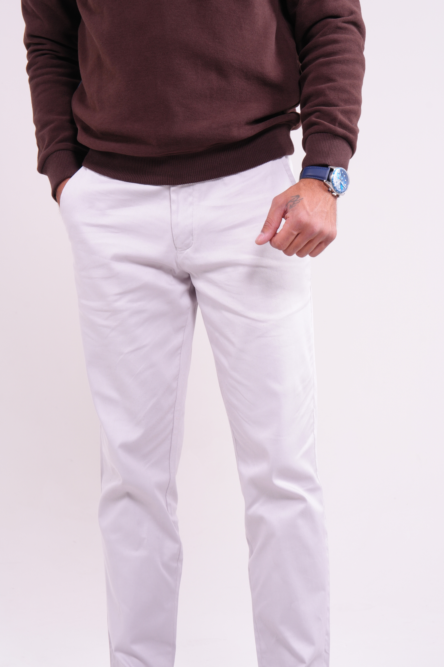 Half-Zip Sweater - Brown