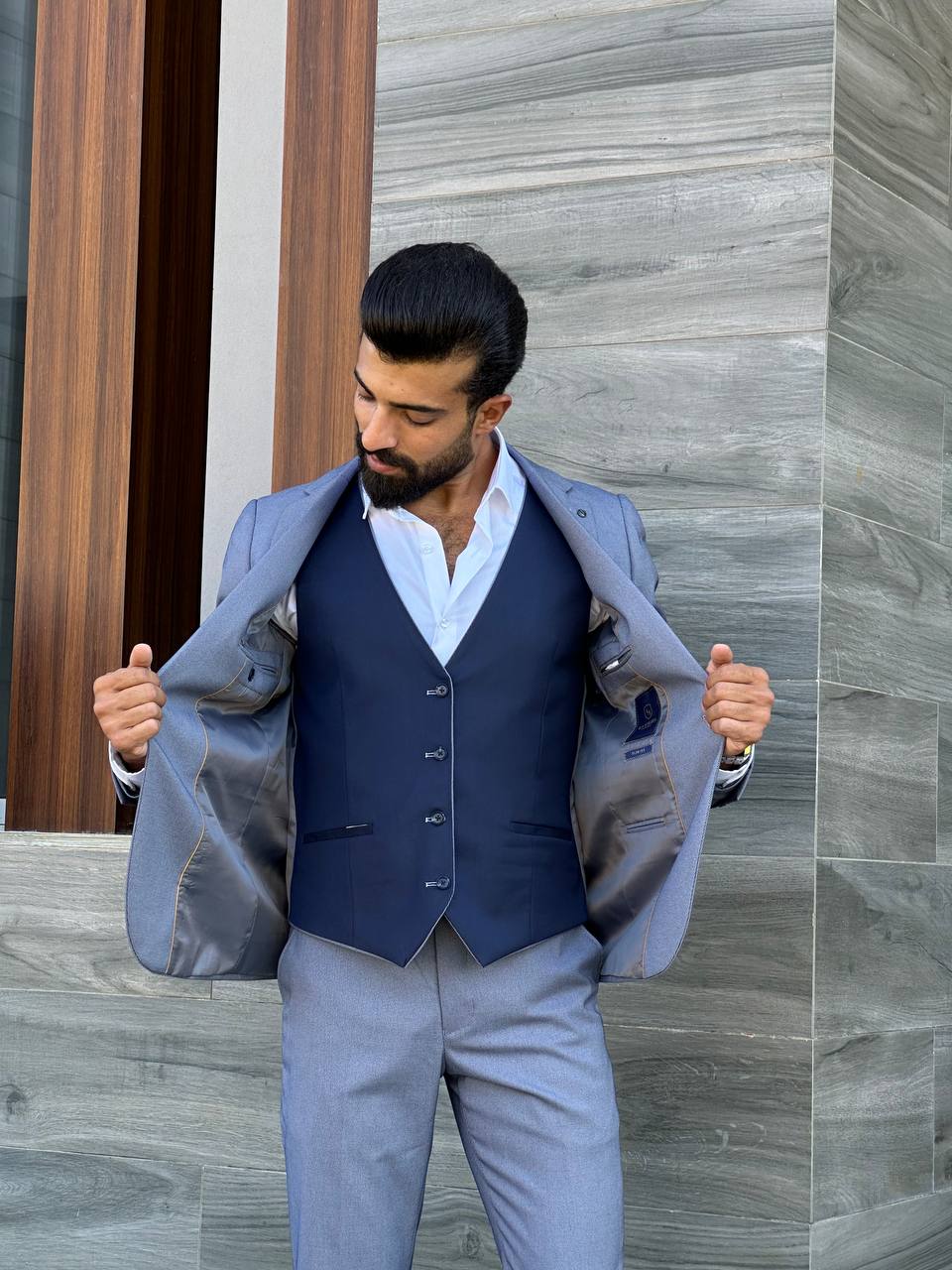 Formal Suit - Steel Blue