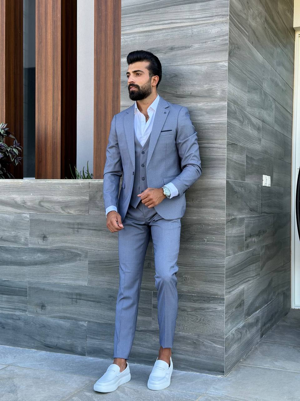 Formal Suit - Steel Blue