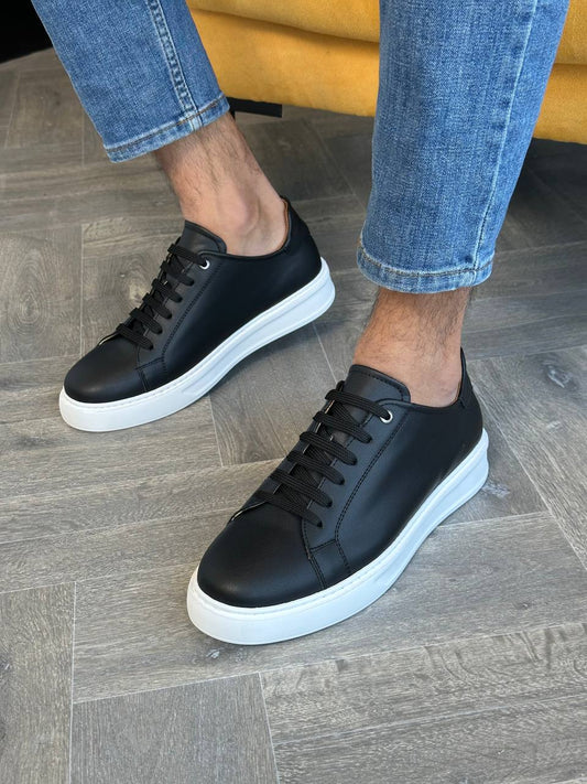 Sleek Tan Shoes - Black