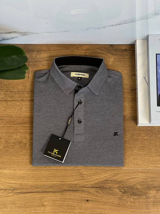 Mercerized Polo - Grey