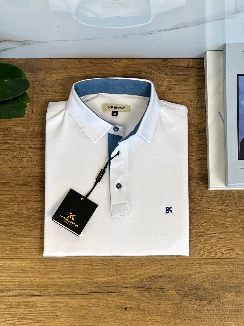 Mercerized Polo - White