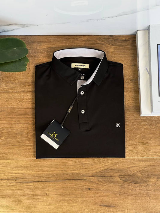 Mercerized Polo - Black