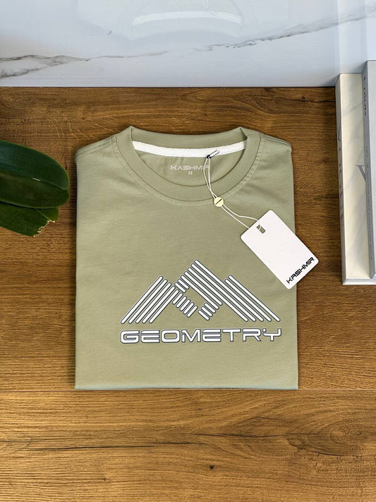 Geometric T shirt - Mint