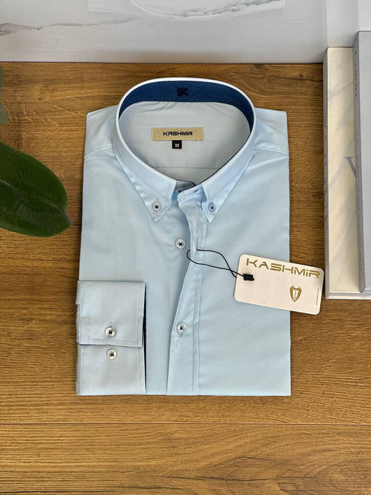 Kashmir Shirt - Light Blue