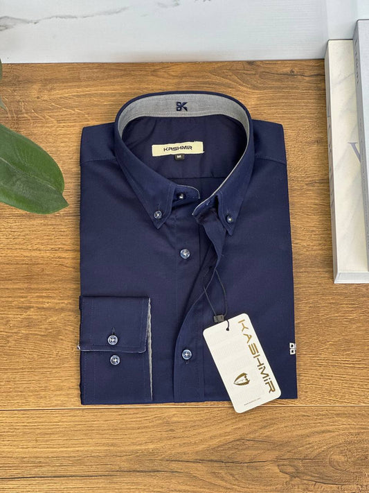 Kashmir Shirt - Navy