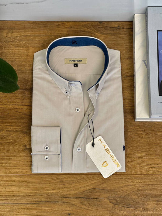 Kashmir Shirt - Greige