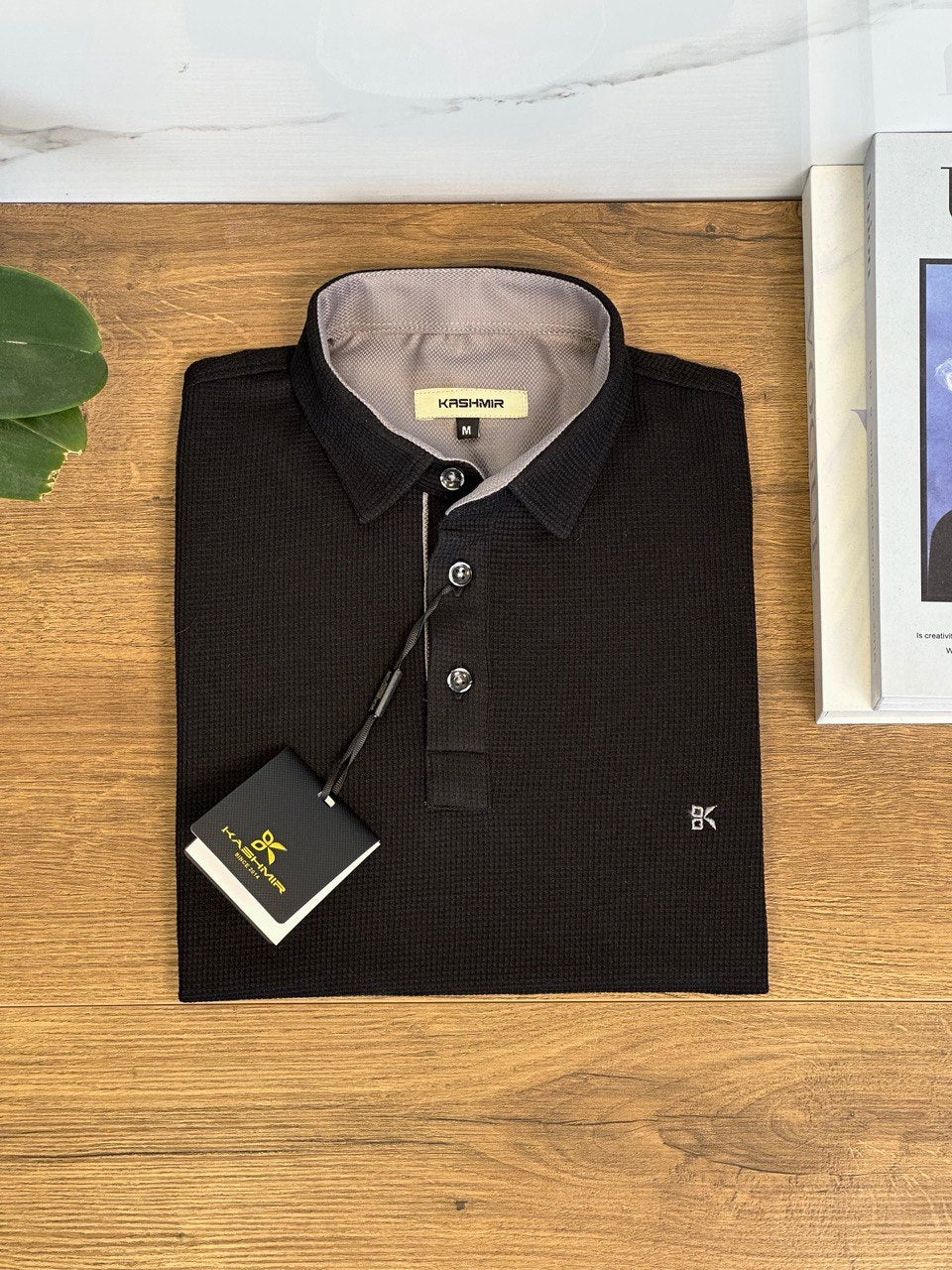 Woven Polo - Black