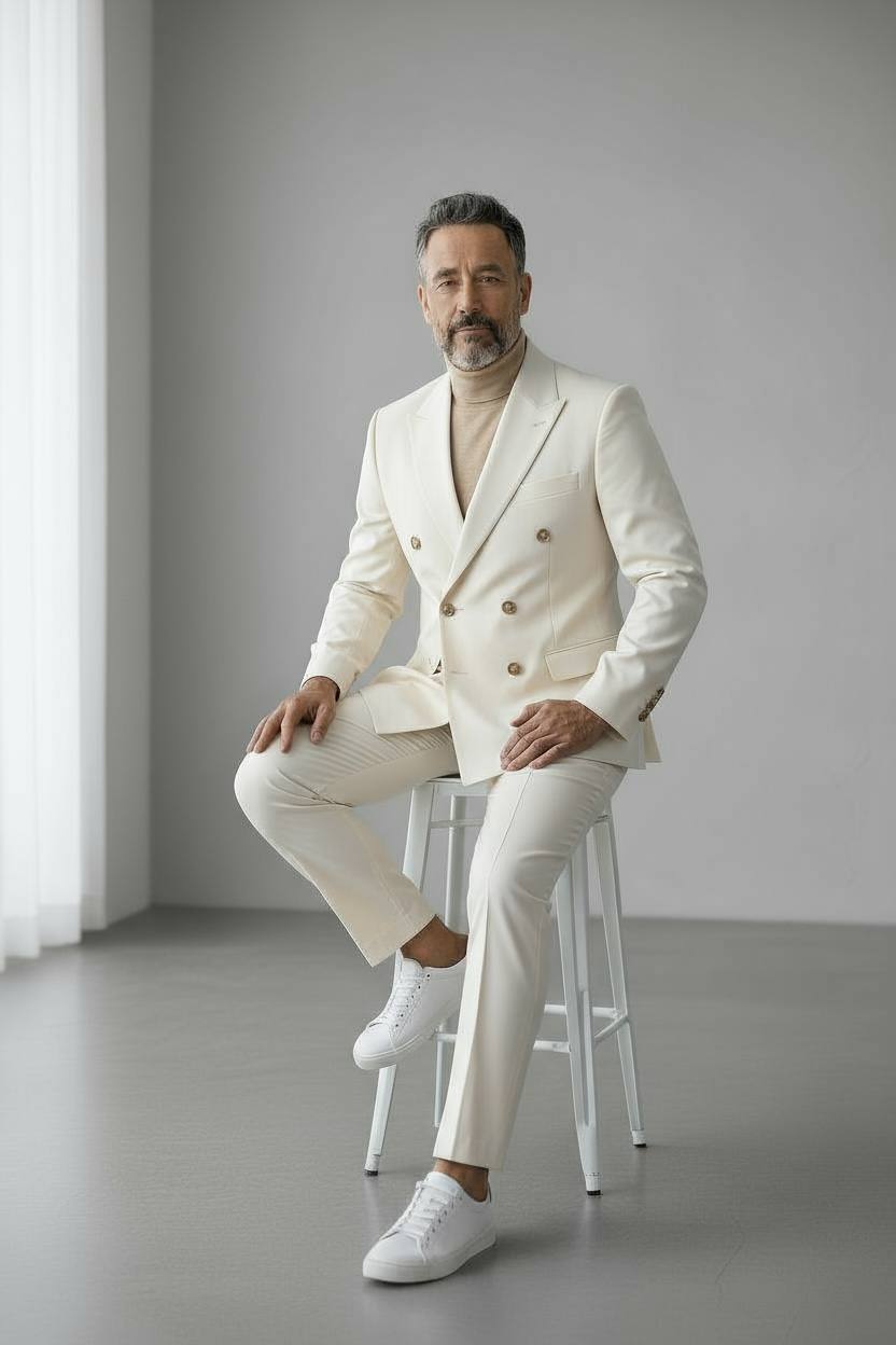 Ivory Suit - Off-White