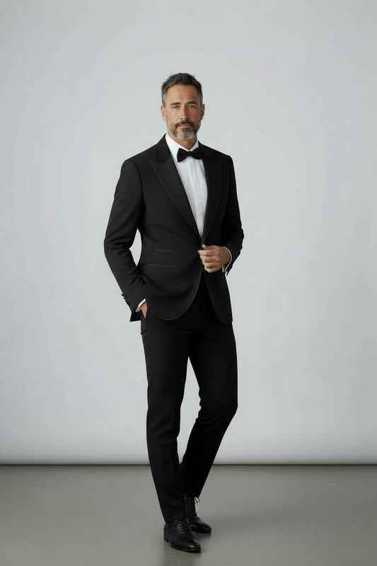 Eternal Ivory Suit - Black